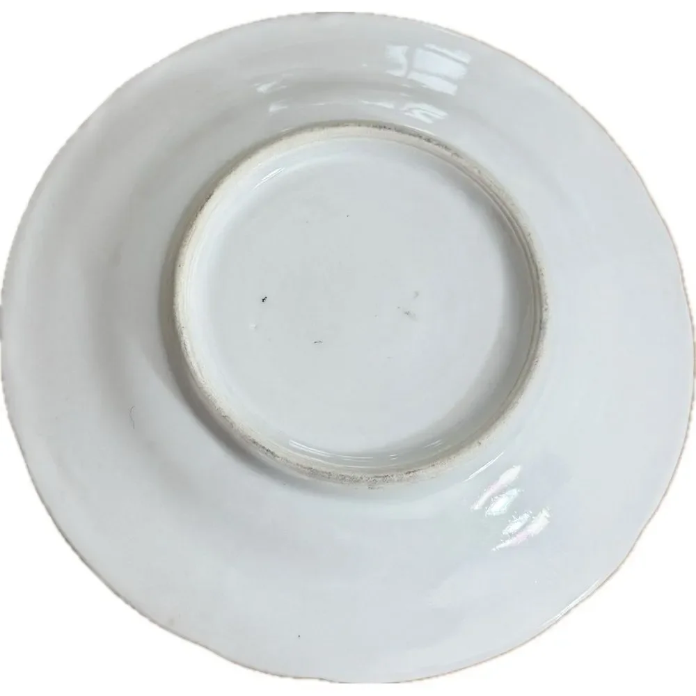 Vintage Porcelain Plate with‎ Delicate Floral Design